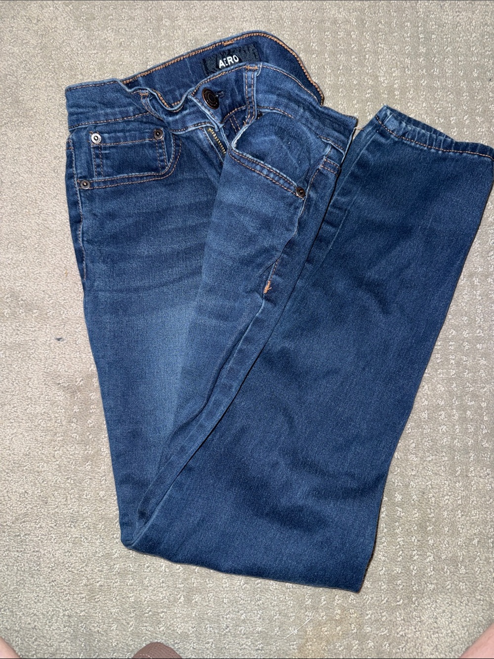 Women’s dark blue jeans
